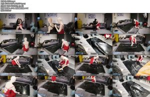 [亚洲绳艺] 清空空了喵 新入坑的姐姐体验拍摄真空床实录内有kigurumi zentai和胶衣等恋物相关内容-丝依依