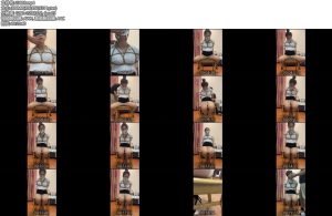 [ZhangYang] 美少女被堵嘴捆在椅子上无法动弹，严实的无法呼救-丝依依