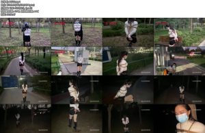 [龙飞原创] 小树林捆绑人来人往走马路看路人眼光害怕刺激不好意思恐惧感-丝依依