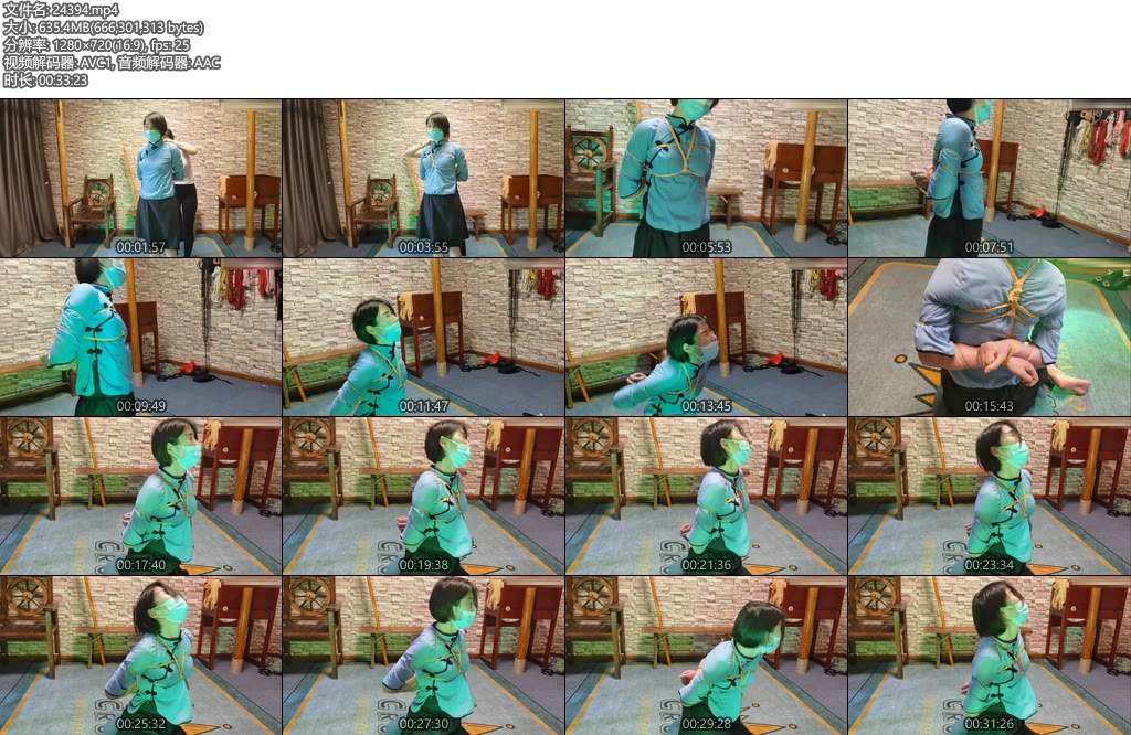 [一绳所爱] 女孩梦梦体验五花紧绑-丝依依