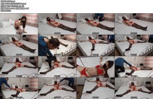 [随心原创] 艾琳 大字形挠痒 床上大字形固定 刷子挠痒-丝依依