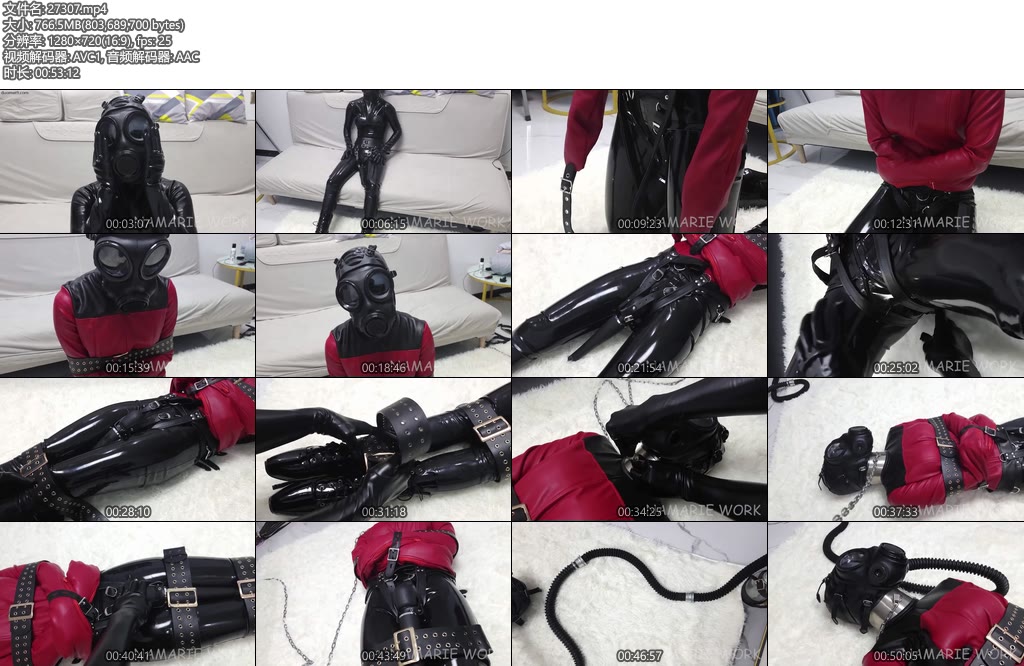 [Namarie Work] 假期我要被拘束KIG乳胶娃娃拘束篇（6）-丝依依