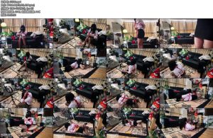 [野子绳社] 野子自缚小课堂收尾五花自缚黑丝高跟ol装红绳加身超紧极限驷马-丝依依