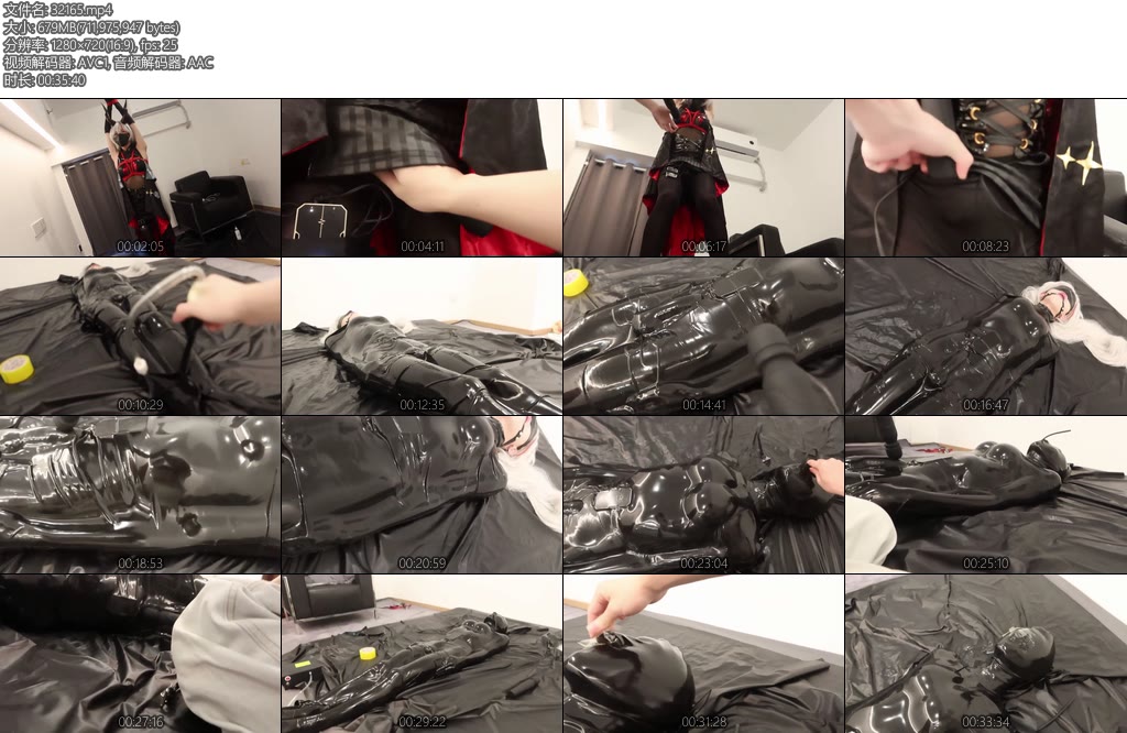 [面具原创] 面具男 女声永久拘束衣jiojio黑丝魅魔埃吉尔居然被黑胶拘束睡袋附魔在身体上了源源不断被吸取魔力慢慢黑胶拘束睡袋-丝依依