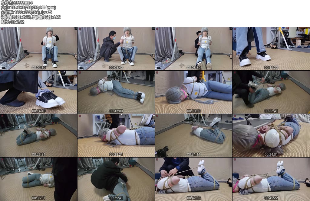 [绳之韵] 叛逆女大学生王雨的另类体验（第一集）牛仔裤、白袜后观音-丝依依