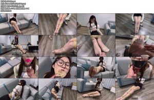 [禾一原创] 陷阱长腿御姐日式紧缚多节并腿缚ol职业装放置挣扎玉足强制封嘴脱缚失败演技在线-丝依依