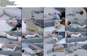 [司念念] 瑜伽裤白棉袜捆绑丝袜勒嘴蒙眼各个姿势挣扎-丝依依