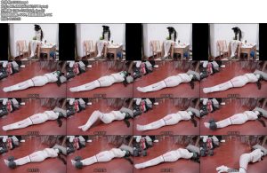 [日记原创] 绷带木乃伊01 第一次尝试一半绷带捆绑 放置 强高电击小奶瓶-丝依依