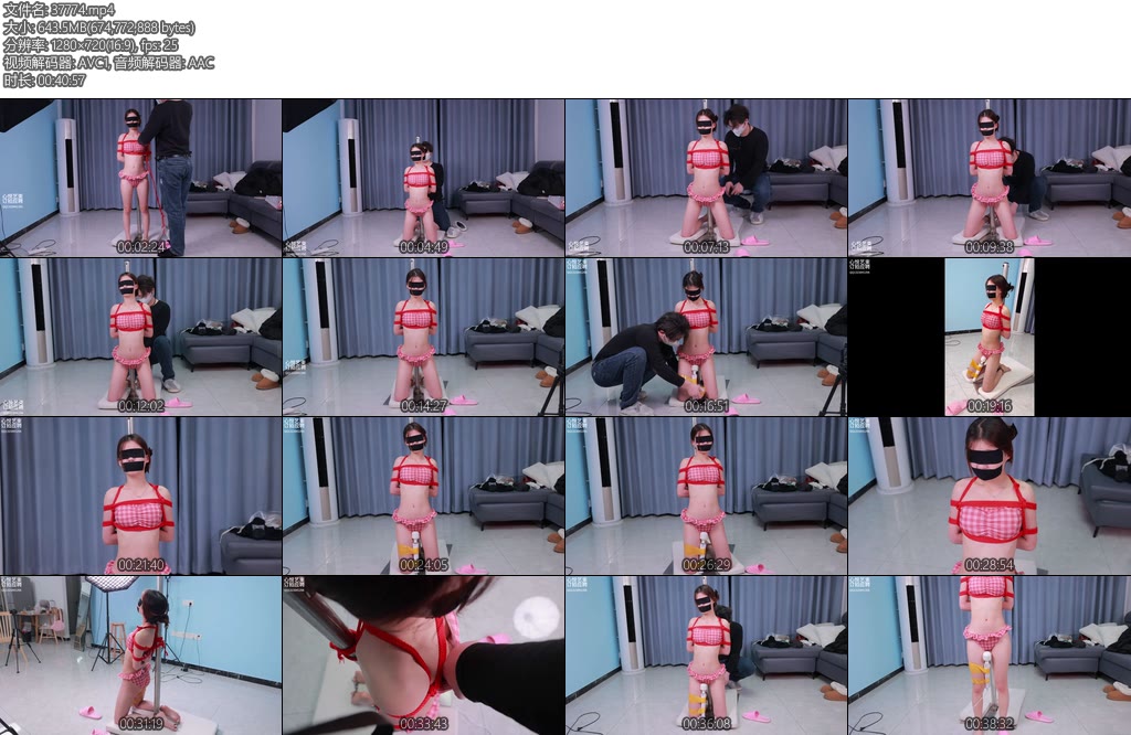 [心悦艺束] 性感小萝莉文文日式后手脚铐拇指铐强高胸部玩弄-丝依依