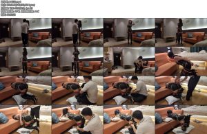 [素人原创] 169身高礼仪模特 小玉皮衣过膝长靴调教第7部-丝依依