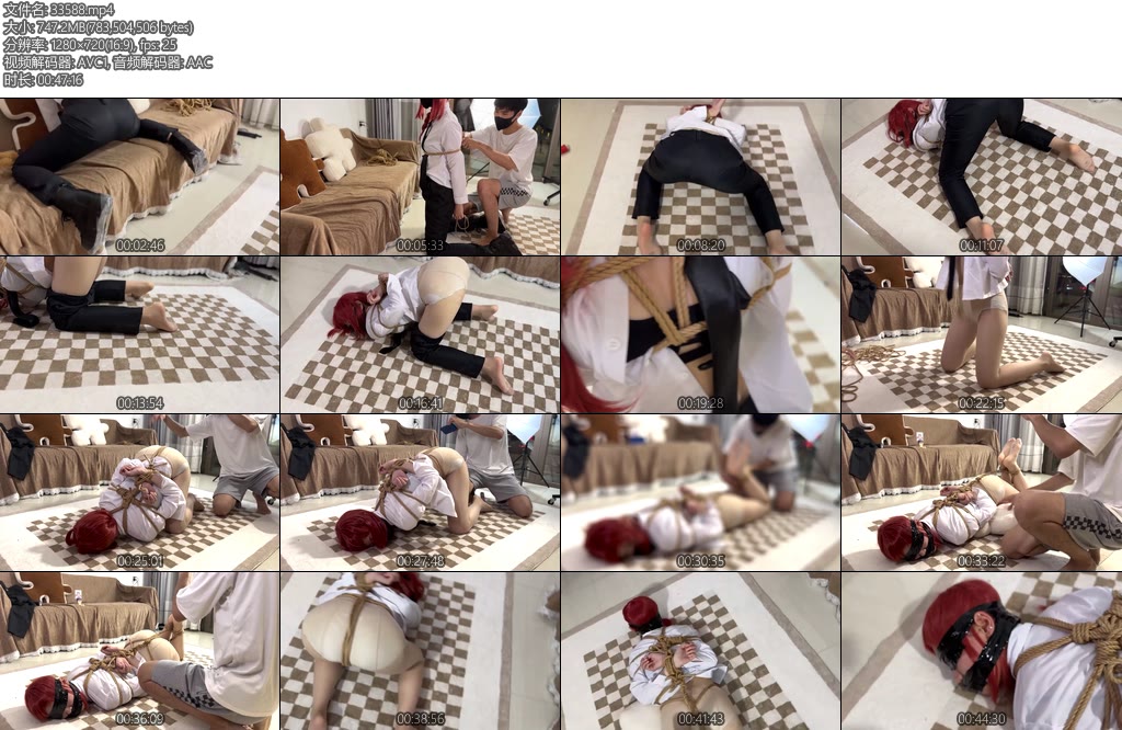 [RLL原创] 泽楼玛琪玛cos麻绳紧缚调教玛奇玛-丝依依