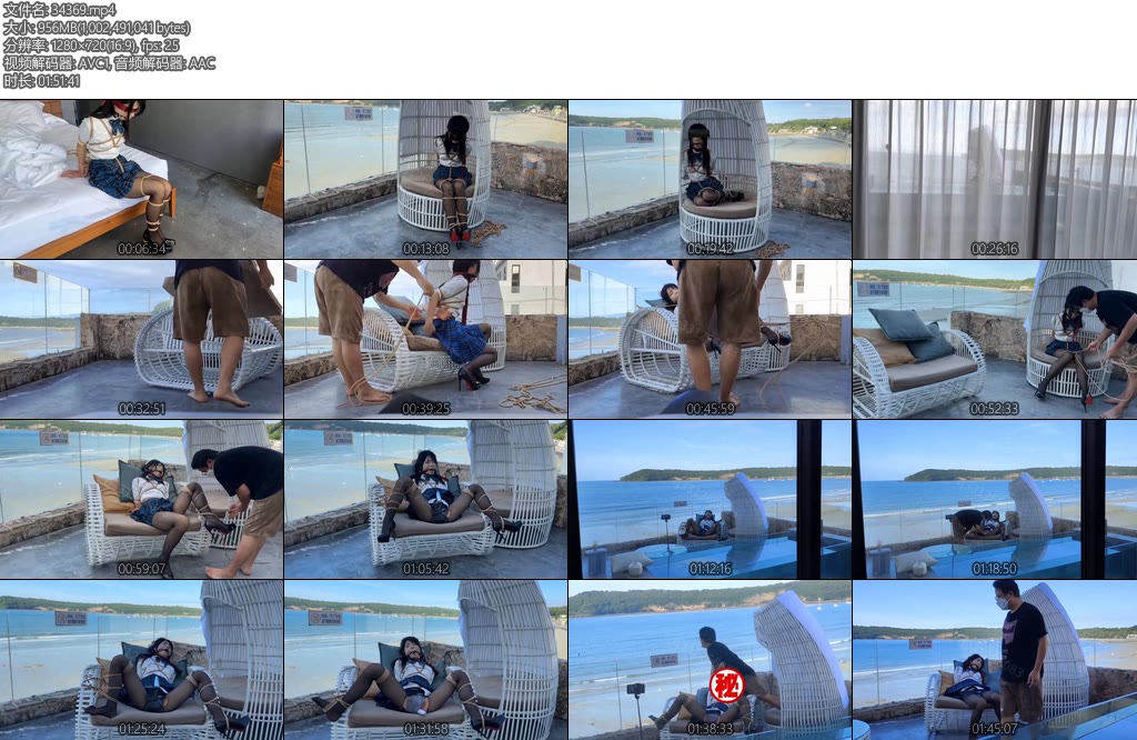 [欢乐谷] 暑期福利超长2小时福利JK与大海 Jk黑si高跟日式捆绑和沙发分腿缚与大海的融合-丝依依