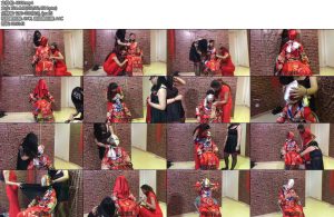 [柔丝女皇] 出嫁前一晚与闺蜜最后体验捆绑包裹-丝依依