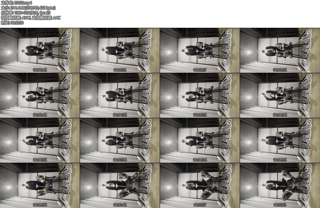 [亚洲绳艺] 伪娘黑丝长靴M腿NU夹拘束放置自缚电击筋膜枪榨汁-丝依依