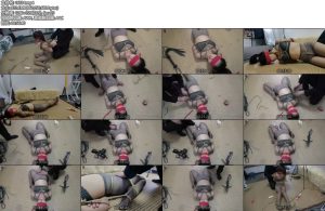 [绳之韵] 绳模小凡蕾丝内衣、连档灰丝、仰面M缚虐、羞耻蹂躏、TK挑逗、强高游戏-丝依依