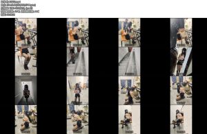 [欢乐谷] 蒙面大叔把小m捆到了外面楼梯间-丝依依