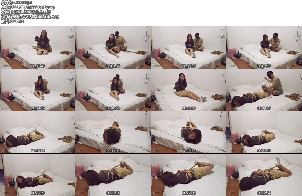 [JS原创] 曼文后高手紧缚，驷马，脏棉袜，手部勒到发紫-丝依依