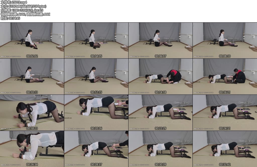 [鑫鑫原创] 肉肉使用被绑在驷马架上-丝依依