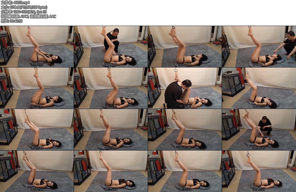 [随心原创] 江奈四十分钟极限吊脚趾聊天-丝依依