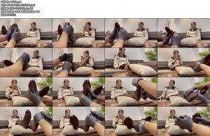 [默示录] 缚艺录小雪招模特小雪的胶带封嘴黑丝按摩-丝依依