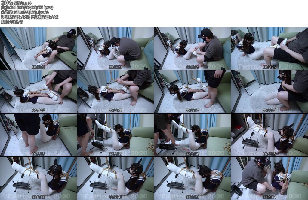 [HUI原创] 潼潼禁欲一段时间了奖励一下泡机墙高新姿势-丝依依