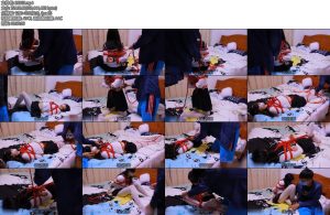 [HUI原创] 半透明水手服红绳驷马紧缚-丝依依