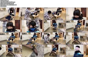 [默示录] 缚艺录七七黑丝下的胶带捆绑与挣扎-丝依依