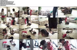 [逍遥原创] 双模戏绳 捆绑行走 团缚 悬吊 新模王佳 王蕾-丝依依