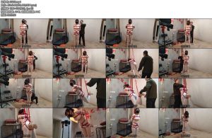 [束缘阁] 丰满的兔兔吊绑 连体-丝依依