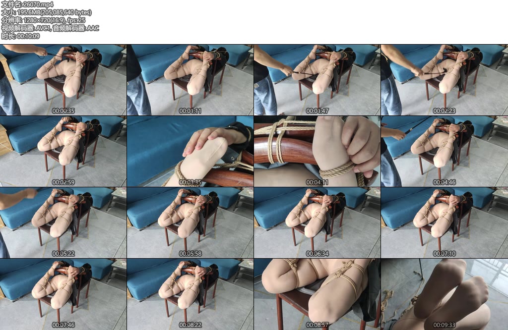 [亚洲绳艺] 双马尾女孩客厅SP-丝依依