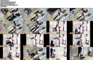 [魅影空间] 168大学在读美女虹妹JK紧缚跪走片足吊缚鞭调棒棒强高呻吟-丝依依