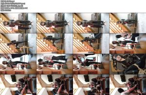 [茶茶原创] 足利茶茶丸 女大学生胶衣捆绑吊缚调教实录眼罩裸足震动tk椅子缚M开腿单腿吊-丝依依