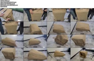 [亚洲绳艺] 被装到箱子里的美女挣扎出来-丝依依