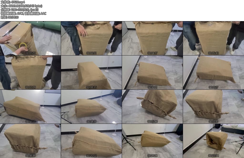 [亚洲绳艺] 被装到箱子里的美女挣扎出来-丝依依