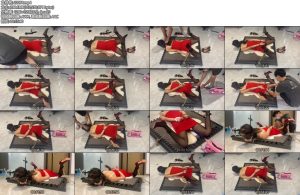 [涵涵原创] 涵涵 圣诞装黑丝高跟 小床固定 PAO JI GC-丝依依