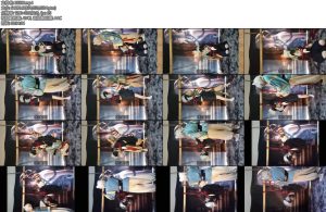 [机智的聆] 卡苏喵的逆海老吊缚放置郊狼训练器紧缚全过程-丝依依