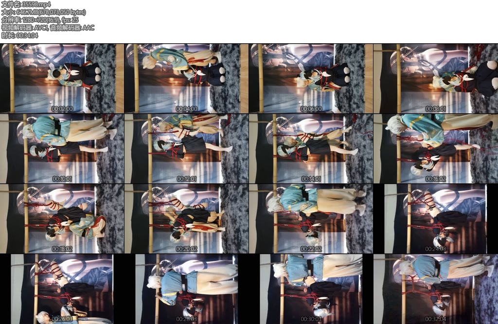 [机智的聆] 卡苏喵的逆海老吊缚放置郊狼训练器紧缚全过程-丝依依