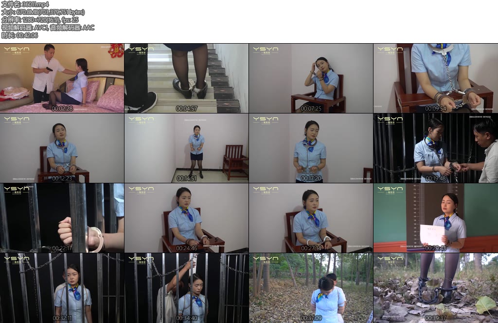 [一绳有你] 致命诱惑金钱爱慕虚荣漂亮20岁的空姐小茉走向深渊各种手铐板拷颈拷惩罚绳-丝依依