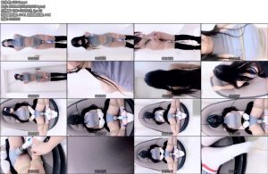 [窒物者] 重调呼吸游戏晕厥失禁纯虐双层头套长时间多次强制GC意外失禁白袜沙发地板全是沾满液体-丝依依