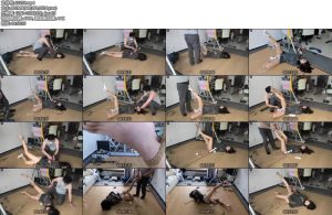 [绳之韵] 优秀假期工瑾瑜中秋加班（第二集）充气口塞、单脚吊捆绑、足虐、鞭打-丝依依