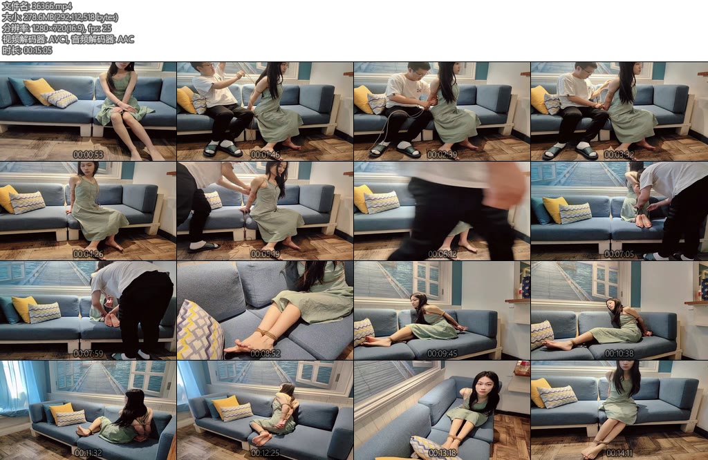 [济南缚仙] 白嫩可爱的小脚丫新模凡凡裸足捆绑放置-丝依依