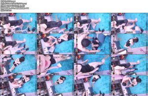 [亚洲绳艺] KB女绳模 欧美直臂极限驷马后手观音驷马情趣兔子装露脚趾-丝依依