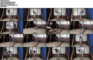 [试炼原创] 小缘蓝色旗袍肉丝三种紧缚放置痛苦哀嚎口水直流-丝依依