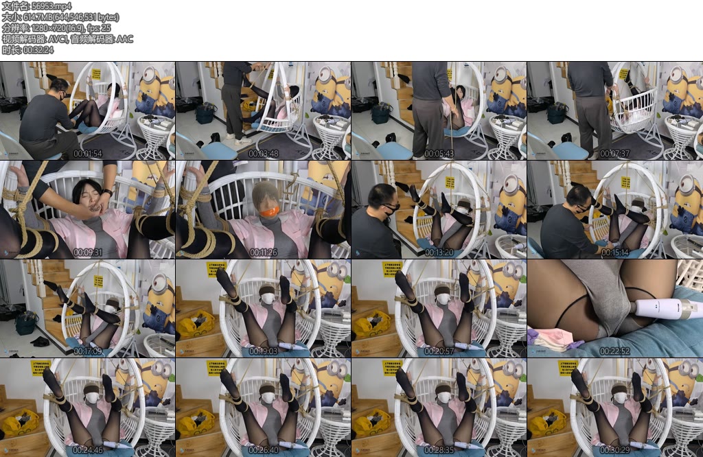 [JS原创] 欣妍诊所风波Part2护士被绑在吊椅上严密封堵恋足丝袜堵嘴棒棒刺激GC-丝依依