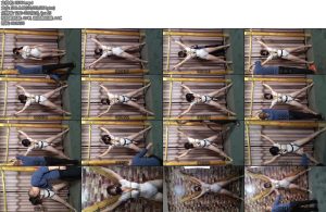 [随心原创] 林曦白丝小护士柱子双铐和叉架鞭打-丝依依