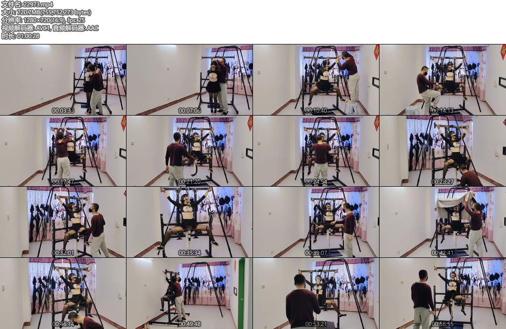 [浅浅原创] 大型金属拘束，辱夹，尾巴，固定木奉，鼻钩，马具口环强入-丝依依