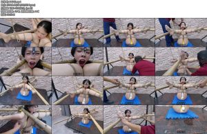 [飞天原创] 把艺仙儿用竹杆交叉式绳缚这姿式生不如死的感觉还要强制高潮TK折磨爽的无法形容-丝依依