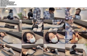 [默示录] 缚艺录小海小海的胶带全包挣脱的比较容易所以奖励胶带贴自己的嘴巴-丝依依