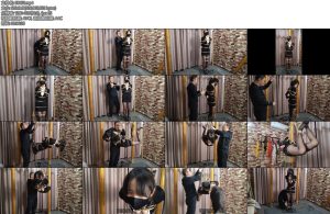 [随心原创] 陈晓雪犯错的西装女销售固定柱子上挠痒扒开衬衣漏出酥胸 被悬空吊起来狠狠惩罚-丝依依