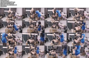 [绿帽学院] 女王TK鞭打伪娘 脱丝袜堵嘴过程-丝依依